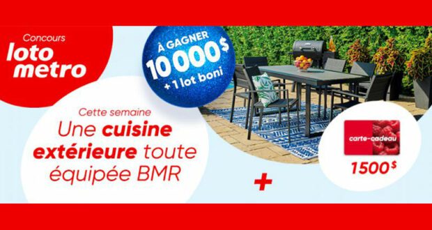 Gagnez chaque semaine 10 000 $ + un Prix Boni