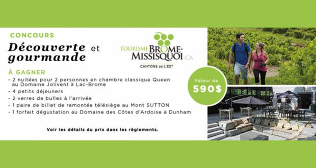 Gagnez un séjour au Domaine Jolivent à Lac-Brome