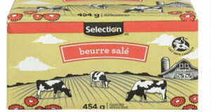 Beurre Selection 454g à 3.33$
