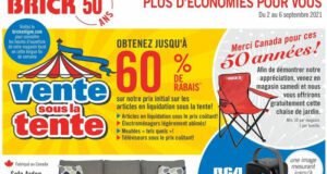 Circulaire Brick du 2 septembre au 6 septembre 2021