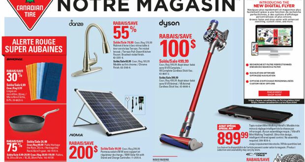 Circulaire Canadian Tire du 5 août au 11 août 2021