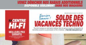 Circulaire Centre HI-FI du 30 juillet au 5 août 2021