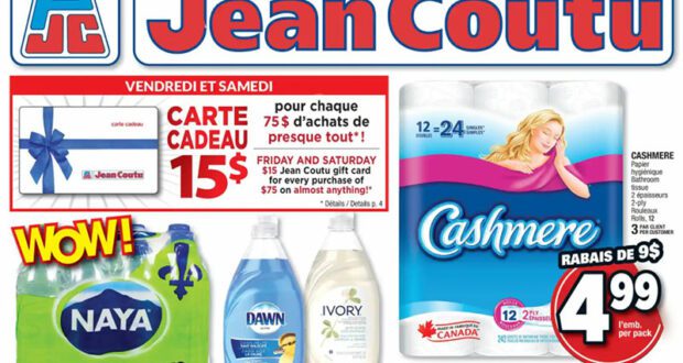 Circulaire Jean Coutu du 12 août au 18 août 2021