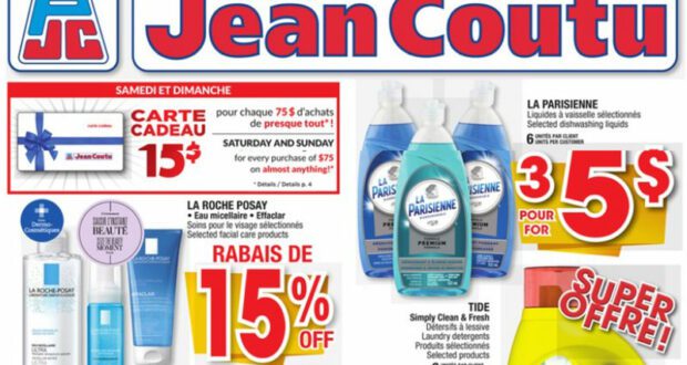 Circulaire Jean Coutu du 19 août au 25 août 2021