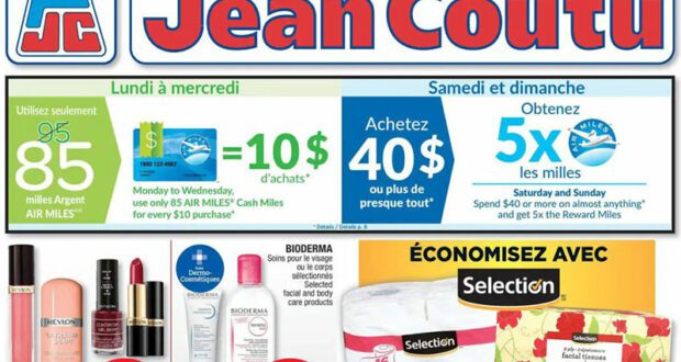 Circulaire Jean Coutu du 5 août au 11 août 2021