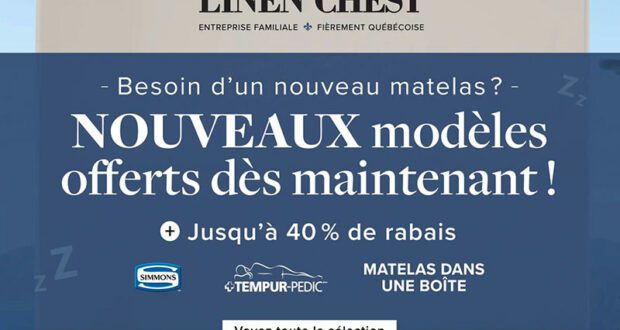 Circulaire Linen Chest du 5 août au 22 août 2021