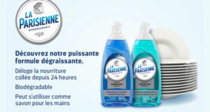 Coupon de 0.75 $ à l'achat d'un liquide à vaisselle La Parisienne