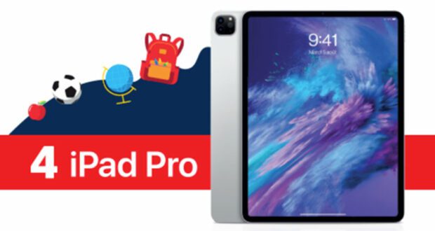 Gagnez 1 des 4 iPad Pro de 12.9po 256Go (Valeur de 1428 $ chacun)