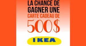 Gagnez une carte cadeau IKEA de 500$