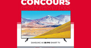 Gagnez une télévision Samsung 4K 55 pouces Smart TV