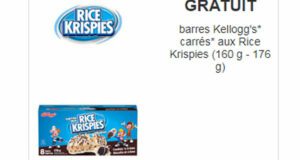 Obtenez gratuitement des carrés aux Rice Krispies de Kellogg’s