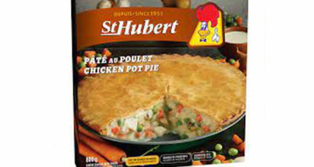 Pâtés ou quiches St-Hubert à 4.70$ au lieu de 9.97$