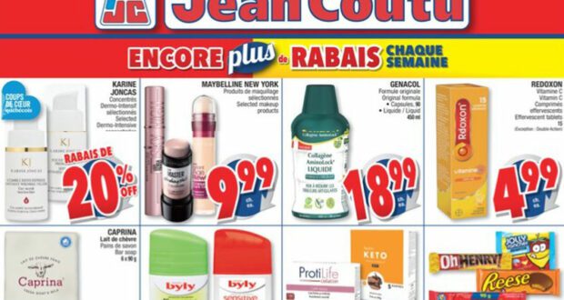 Circulaire Jean Coutu du 2 septembre au 8 septembre 2021