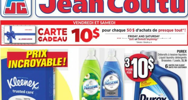 Circulaire Jean Coutu du 23 septembre au 29 septembre 2021