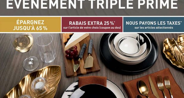 Circulaire Linen Chest du 25 août au 19 septembre 2021