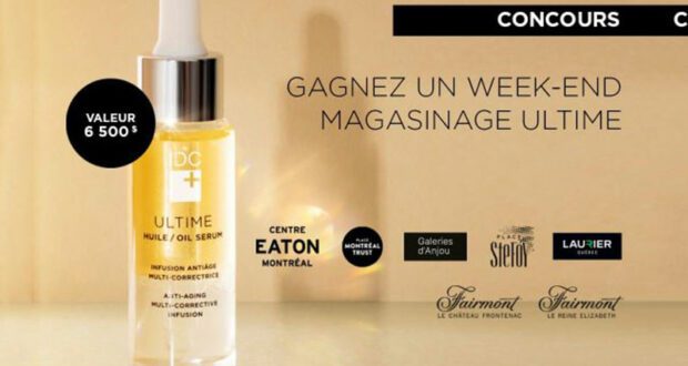 Gagnez un Week-end magasinage ULTIME (Valeur de 6500 $)