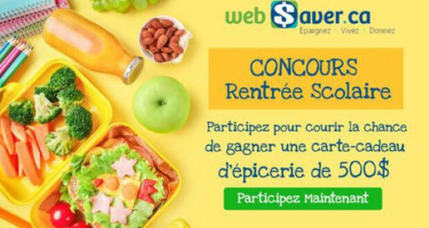 Gagnez une carte-cadeau d’épicerie de 500 $