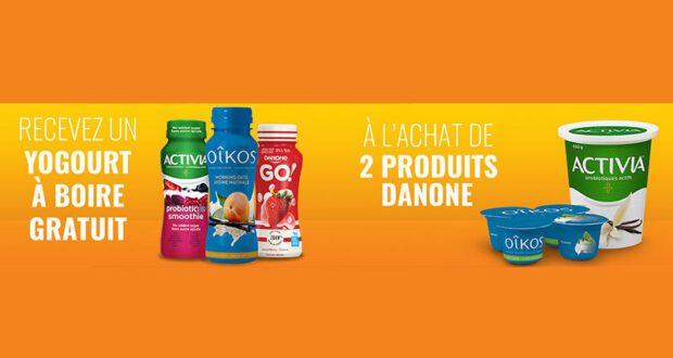 Recevez un yogourt à boire Oikos de 190 mL gratuit