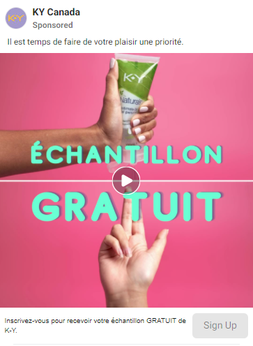 produits personnels K-Y