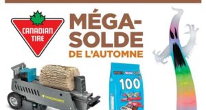 Circulaire Canadian Tire du 14 octobre au 20 octobre 2021