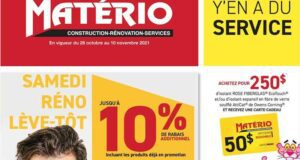 Circulaire Matério du 28 octobre au 10 novembre 2021