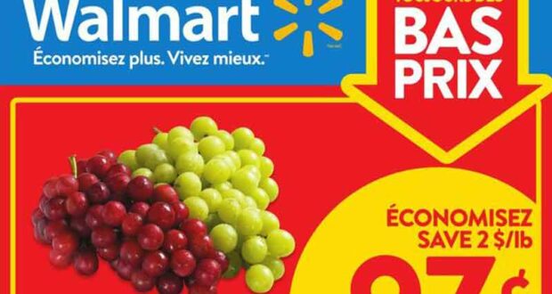 Circulaire Walmart du 14 octobre au 20 octobre 2021