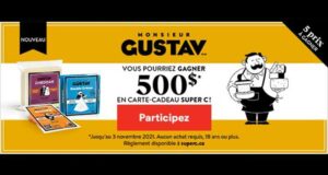 Gagnez 5 carte-cadeau Super C de 500 $