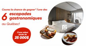 Gagnez 6 escapades gastronomiques dans un hôtel Germain (25 000 $)