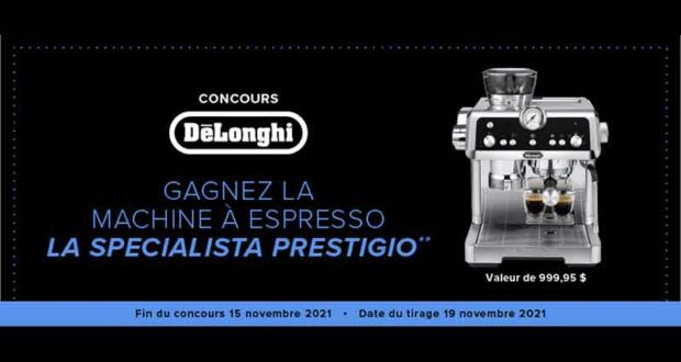 Gagnez une Machine La Specialista Prestigio (Valeur de 999 $)