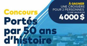 Gagnez une croisière pour deux personnes (Valeur de 4000 $)