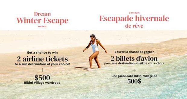 Gagnez une escapade hivernale de rêve (Valeur de 2100 $)