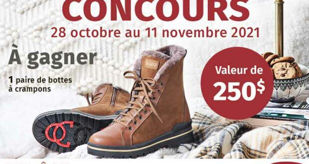 Gagnez une paire de bottes à crampons Olang