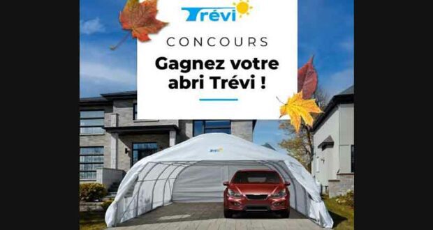 Gagnez votre abri d'auto Trévi