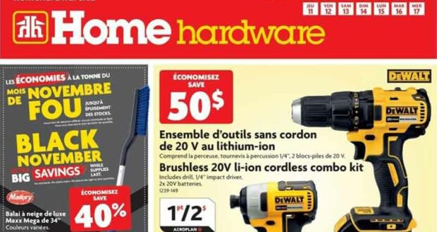 Circulaire Home Hardware du 11 novembre au 17 novembre 2021