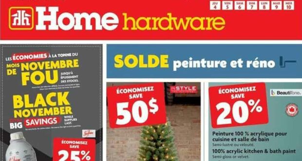 Circulaire Home Hardware du 4 novembre au 10 novembre 2021