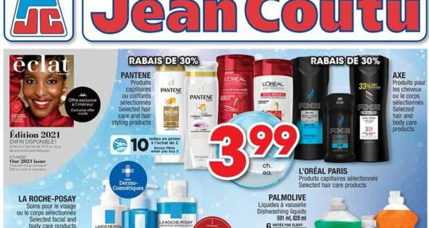 Circulaire Jean Coutu du 4 novembre au 10 novembre 2021