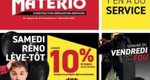 Circulaire Matério du 25 novembre au 1 décembre 2021