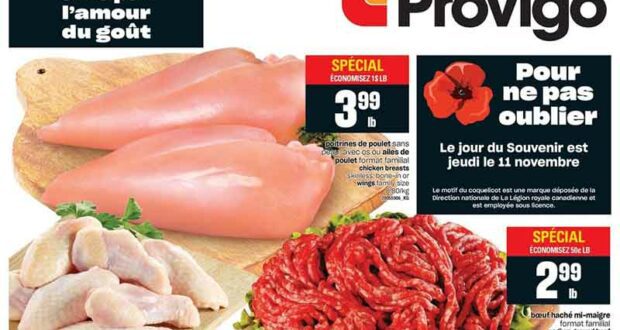 Circulaire Provigo du 11 novembre au 17 novembre 2021