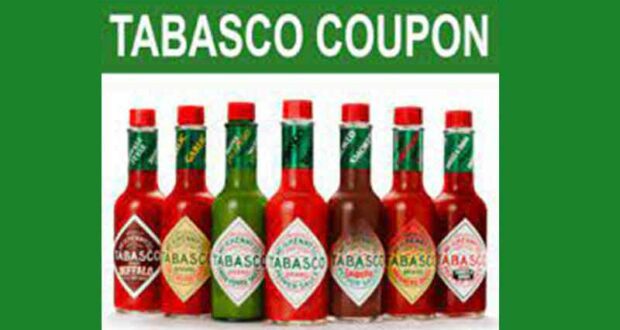 Coupon de 1$ Tabasco