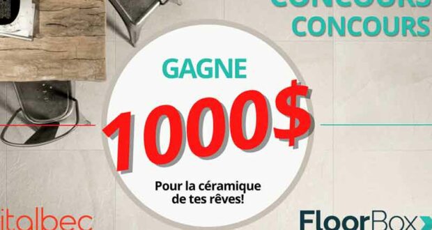 Gagnez 1000 $ de produits Italbec