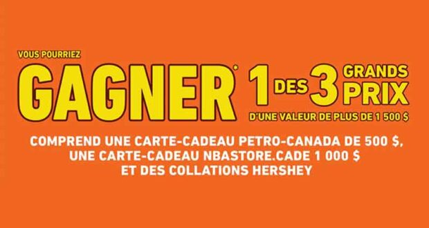 Gagnez 3 grands prix d’une valeur de 1500 $ chacun