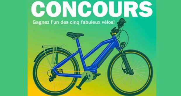 Gagnez 5 fabuleux vélos (Valeur totale 11 329 $)