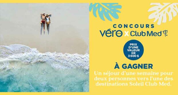 Gagnez un séjour d'une semaine pour deux au Club Med