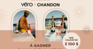 Gagnez un voyage à Chandon en Californie (Valeur de 3100 $)