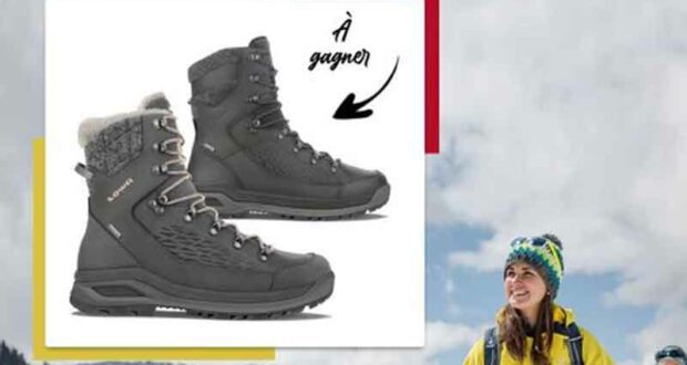 Gagnez une paire de bottes Lowa Renegade EVO ICE GTX