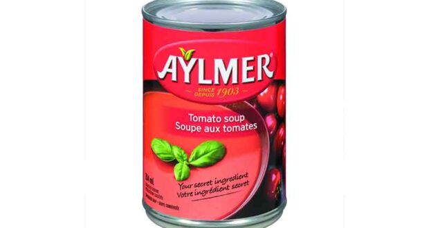 Soupe aux tomates Aylmer à 29¢ seulement