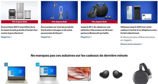 Circulaire Best Buy du 17 décembre au 23 décembre 2021