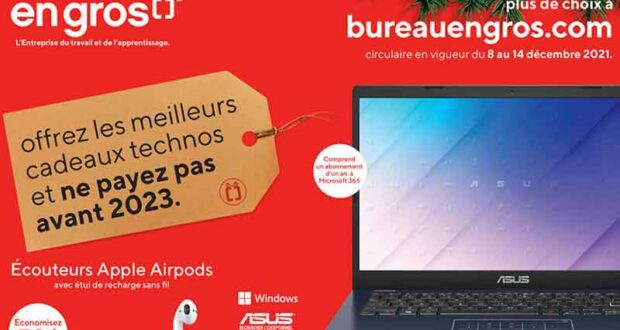 Circulaire Bureau en Gros du 8 décembre au 14 décembre 2021