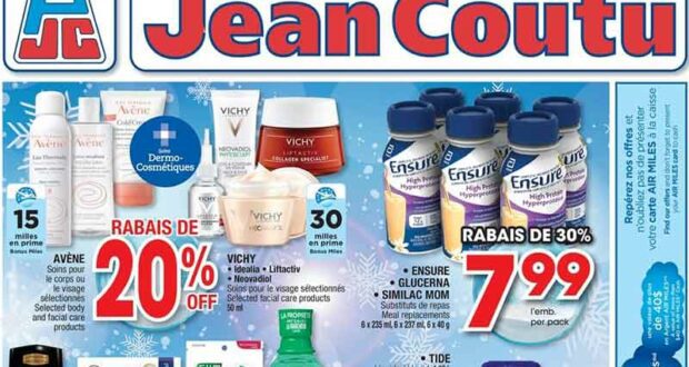 Circulaire Jean Coutu du 9 décembre au 15 décembre 2021