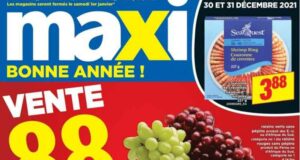 Circulaire Maxi du 30 décembre 2021 au 5 janvier 2022